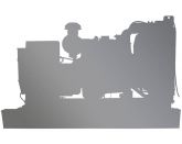 Motor АД400-Т400-2РП (ЯМЗ) в кожухе с АВР