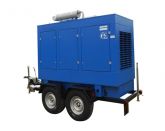 ССМ ЭД-150-Т400-2РКМ2 (Marelli) в шумозащитном кожухе на шасси с АВР